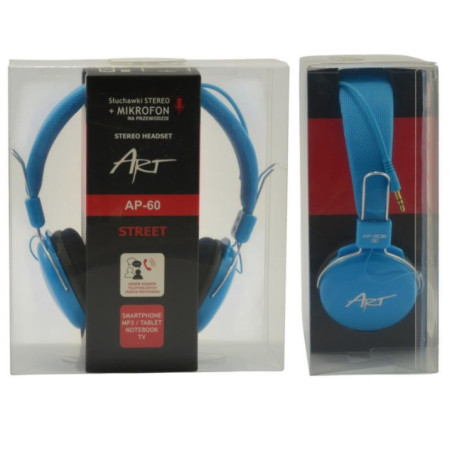 Słuchawki ART AP-60MB blue